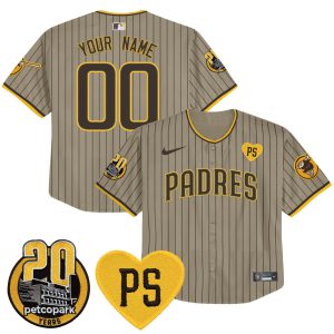 Toddler's Padres Baby Custom Jersey - All Stitched