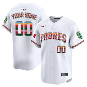 San Diego Padres Mexico Premier Limited Custom Jersey - All Stitched