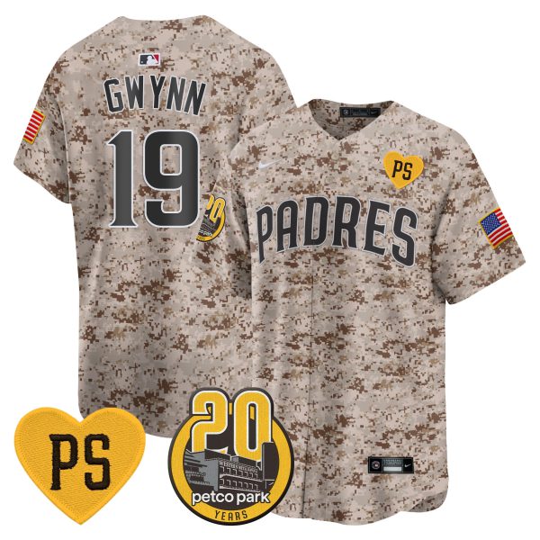 Men's Padres “For Peter” & Petco Park 20th Patch USMC Vapor Premier Limited Jersey – All Stitched - Image 13
