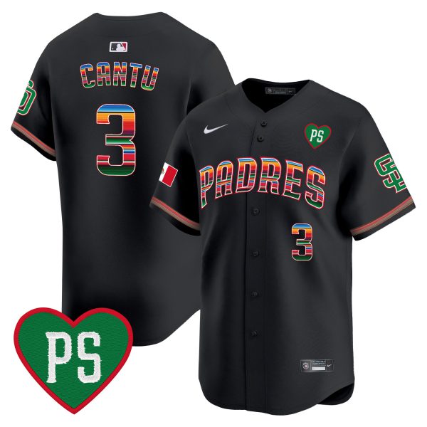 Men's Padres Mexico “For Peter” Patch Vapor Premier Limited Jersey – All Stitched - Image 15
