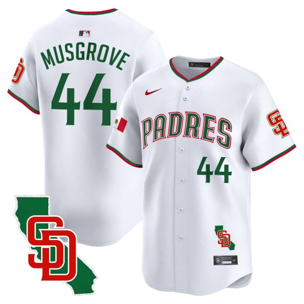 Men's Padres Mexico California Patch Vapor Premier Limited Jersey V5 – All Stitched - Image 6
