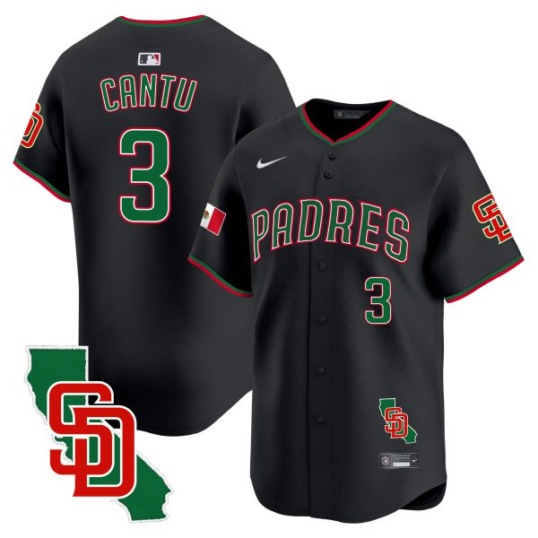 Men's Padres Mexico California Patch Vapor Premier Limited Jersey V5 – All Stitched - Image 15