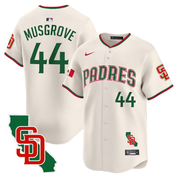 Men's Padres Mexico California Patch Vapor Premier Limited Jersey V5 – All Stitched - Image 22