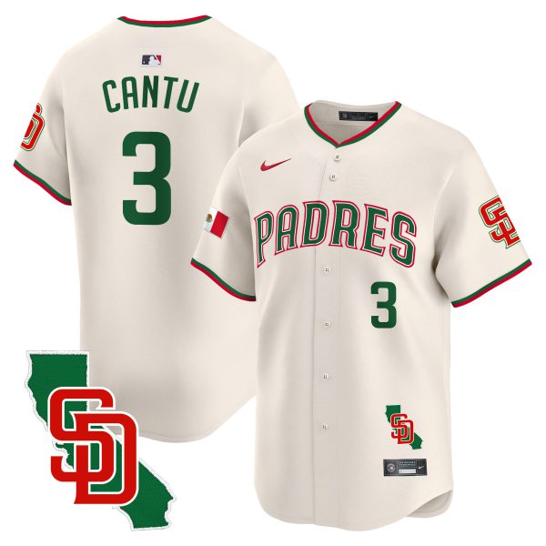 Men's Padres Mexico California Patch Vapor Premier Limited Jersey V5 – All Stitched - Image 23