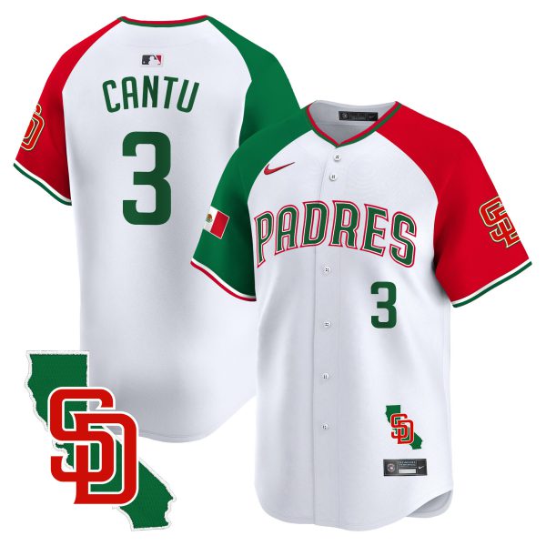 Men's Padres Mexico California Patch Vapor Premier Limited Jersey V5 – All Stitched - Image 47