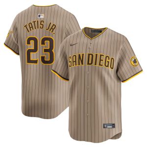 Fernando Tatis Jr. San Diego Padres Tan Alternate Limited Jersey - All Stitched