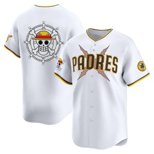 San Diego Padres White Custom Jersey - All Stitched