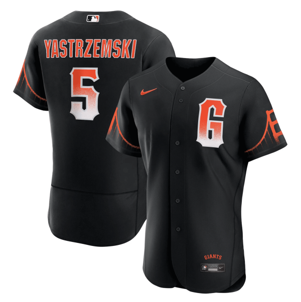 Men's Giants 2023 Black City Connect Jersey - All Stitched - Image 3