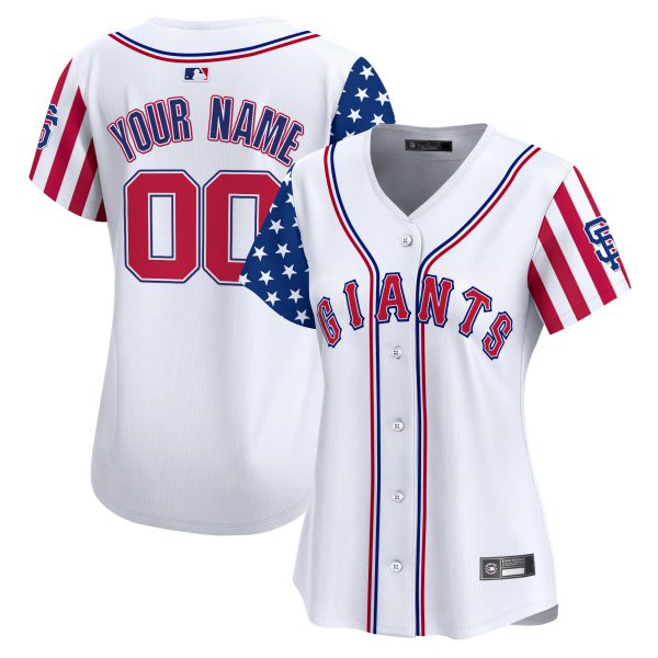 San Francisco Giants 2025 Independence Day Vapor Premier Limited Custom Jersey - All Stitched - Image 4