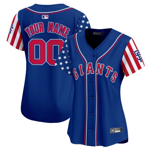 San Francisco Giants 2025 Independence Day Vapor Premier Limited Custom Jersey - All Stitched - Image 6
