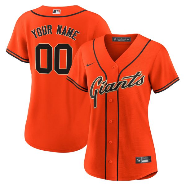 Women's San Francisco Giants Custom Jersey - All Stitched