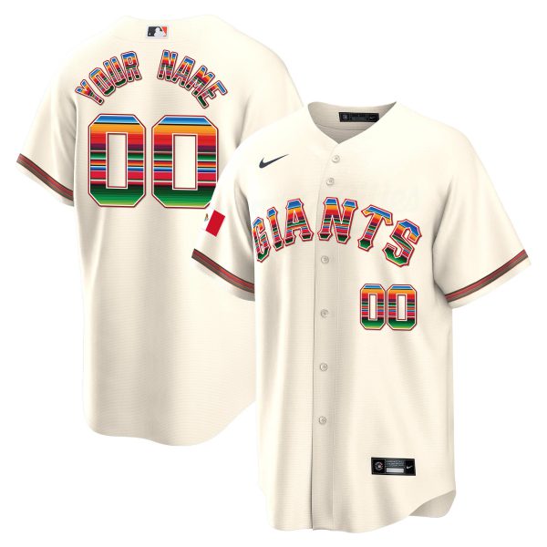 Giants Mexico Cool Base Limited Custom Jersey - All Stitched - Image 3