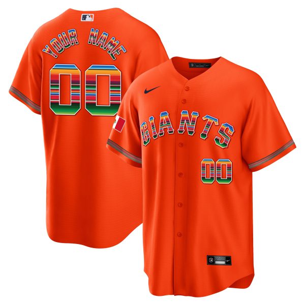 Giants Mexico Cool Base Limited Custom Jersey - All Stitched - Image 4