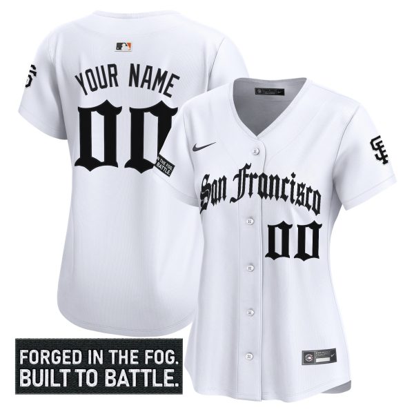 San Francisco Giants 'Gothic Fog Edition' Vapor Premier Limited Custom Jersey - All Stitched - Image 5