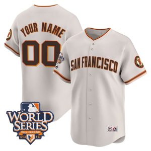 San Francisco Giants Cream Custom Jersey - All Stitched