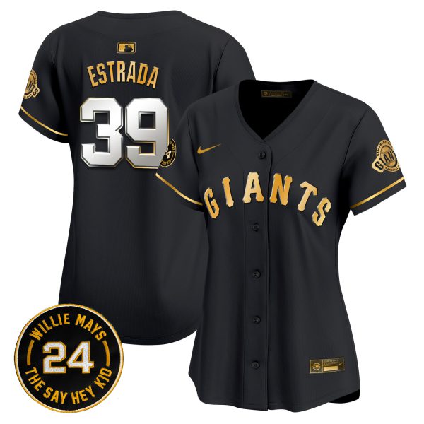 Women's San Francisco Giants 2024 Willie Mays Patch Vapor Premier Limited Jersey - All Stitched - Image 12