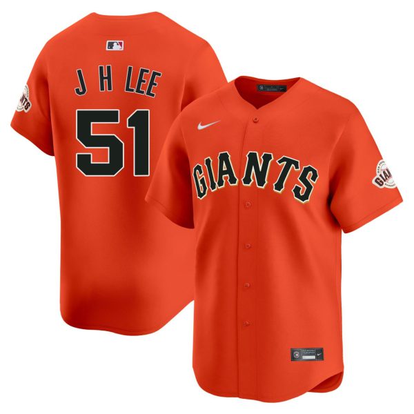 Jung Hoo Lee San Francisco Giants Orange Jersey - All Stitched