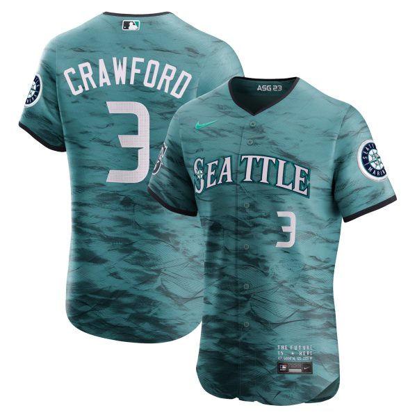 Men's Seattle Mariners 2023 All-Star Game Jersey - All Stitched - Image 7