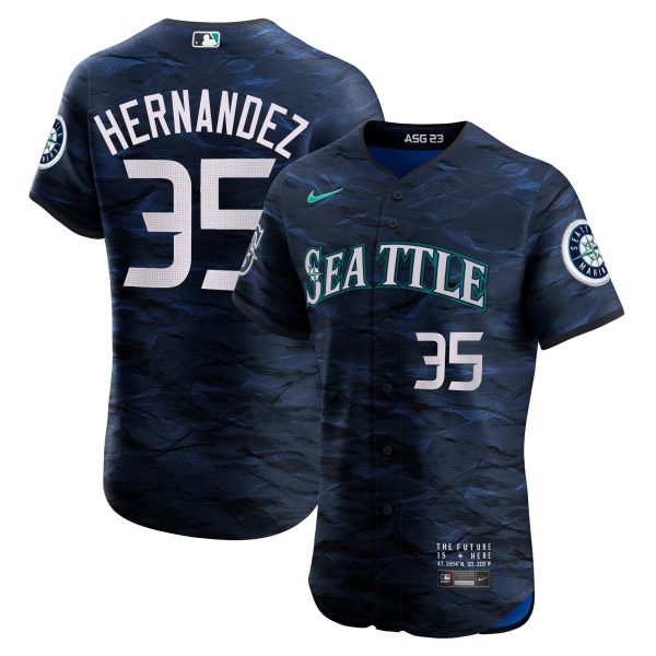 Men's Seattle Mariners 2023 All-Star Game Jersey - All Stitched - Image 11