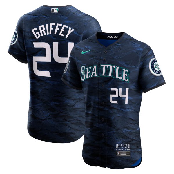Men's Seattle Mariners 2023 All-Star Game Jersey - All Stitched - Image 12