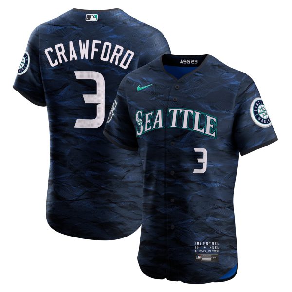 Men's Seattle Mariners 2023 All-Star Game Jersey - All Stitched - Image 15