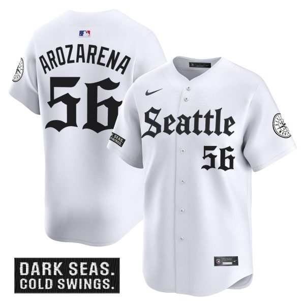 Men's Seattle Mariners 'Deep Sea Gothic Edition' Vapor Premier Limited Jersey - All Stitched - Image 17