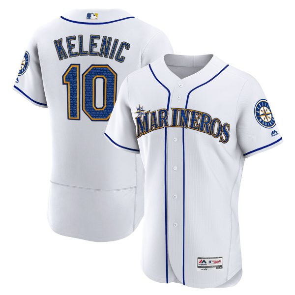 Seattle Marineros Hispanic Heritage Jersey - All Stitched - Image 5