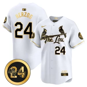 Whitey Herzog St. Louis Cardinals 2024 City Connect Whitey Herzog Patch Jersey - All Stitched