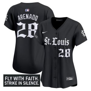 Women's St. Louis Cardinals 'Gothic Legacy Edition' Vapor Premier Limited Jersey - All Stitched