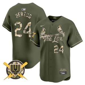 Men's St. Louis Cardinals Armed Forces Day Vapor Premier Limited Jersey - All Stitched