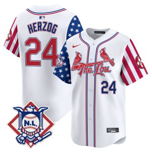 Men's St. Louis Cardinals 2024 Fourth of July Vapor Premier Limited Jersey - All Stitched