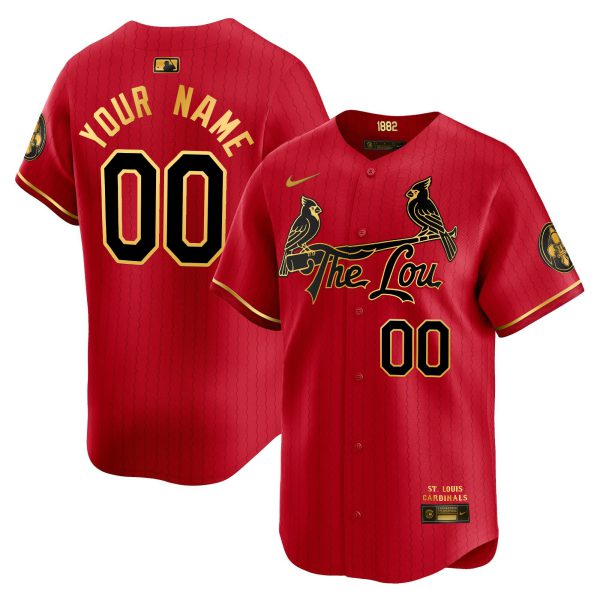 St. Louis Cardinals 2024 City Connect Vapor Premier Limited Custom Jersey - All Stitched - Image 3