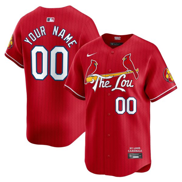 St. Louis Cardinals 2024 City Connect Vapor Premier Limited Custom Jersey - All Stitched - Image 4