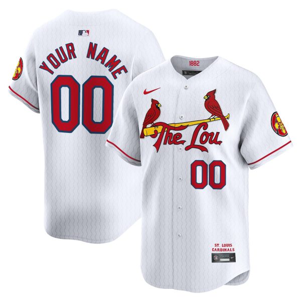 St. Louis Cardinals 2024 City Connect Vapor Premier Limited Custom Jersey - All Stitched - Image 5