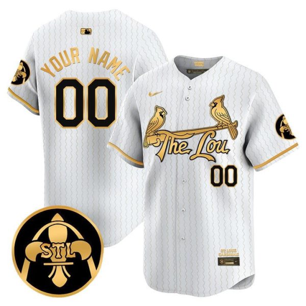 St. Louis Cardinals 2024 City Connect Vapor Premier Limited Custom Jersey V2 - All Stitched - Image 2