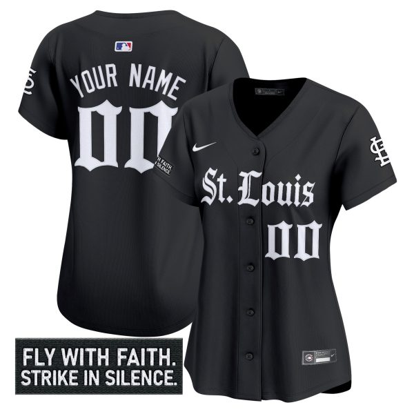 St. Louis Cardinals 'Gothic Legacy Edition' Vapor Premier Limited Custom Jersey - All Stitched - Image 4