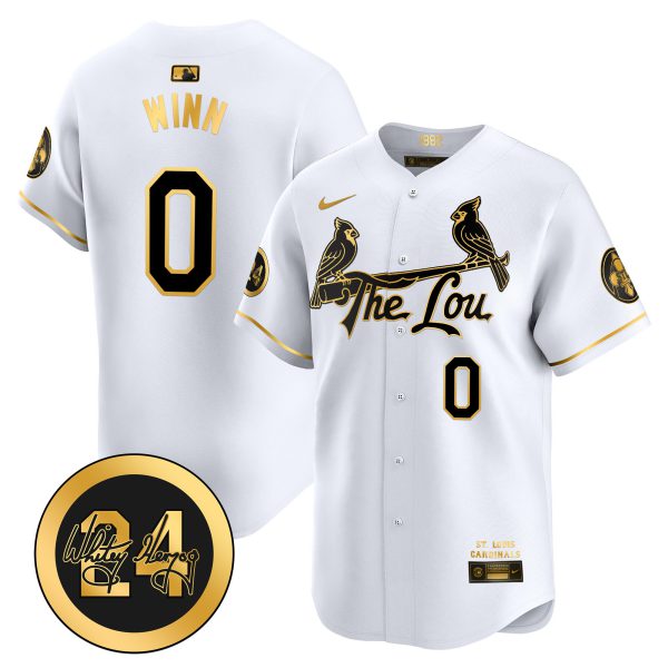 Men's St. Louis Cardinals 2024 City Connect Whitey Herzog Patch Vapor Premier Limited Jersey - All Stitched - Image 2