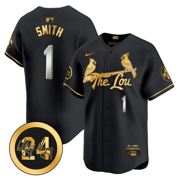 Men's St. Louis Cardinals 2024 City Connect Whitey Herzog Patch Vapor Premier Limited Jersey - All Stitched - Image 17