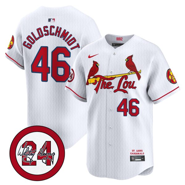Men's St. Louis Cardinals 2024 City Connect Whitey Herzog Patch Vapor Premier Limited Jersey - All Stitched - Image 42