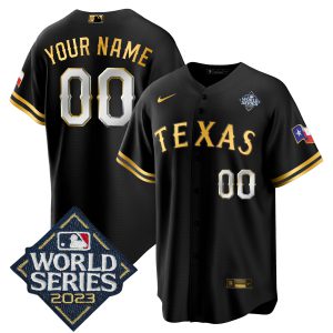 Texas Rangers 2023 World Series Cool Base Custom Jersey V2 - All Stitched