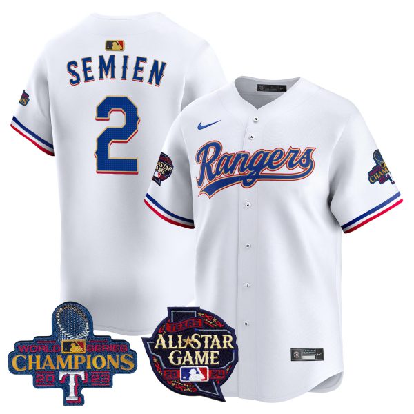Men's Texas Rangers 2024 All Star Game Patch Vapor Premier Limited Jersey - All Stitched - Image 2