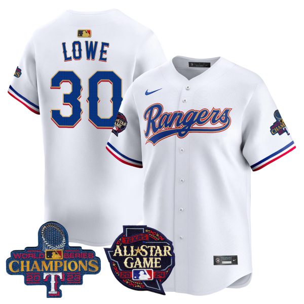Men's Texas Rangers 2024 All Star Game Patch Vapor Premier Limited Jersey - All Stitched - Image 3