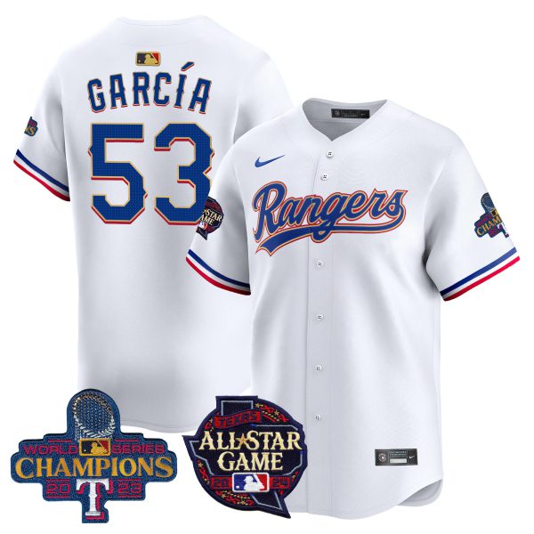 Men's Texas Rangers 2024 All Star Game Patch Vapor Premier Limited Jersey - All Stitched - Image 4