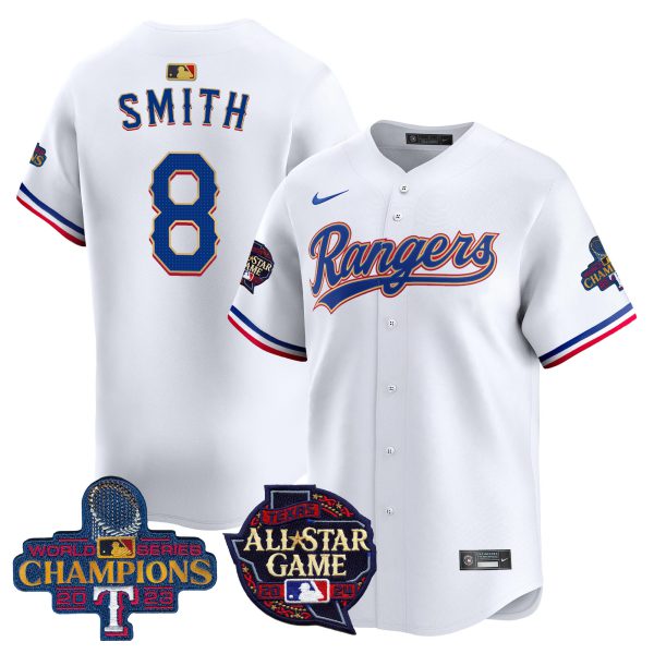 Men's Texas Rangers 2024 All Star Game Patch Vapor Premier Limited Jersey - All Stitched - Image 8