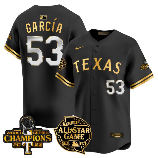 Men's Texas Rangers 2024 All Star Game Patch Vapor Premier Limited Jersey - All Stitched - Image 13