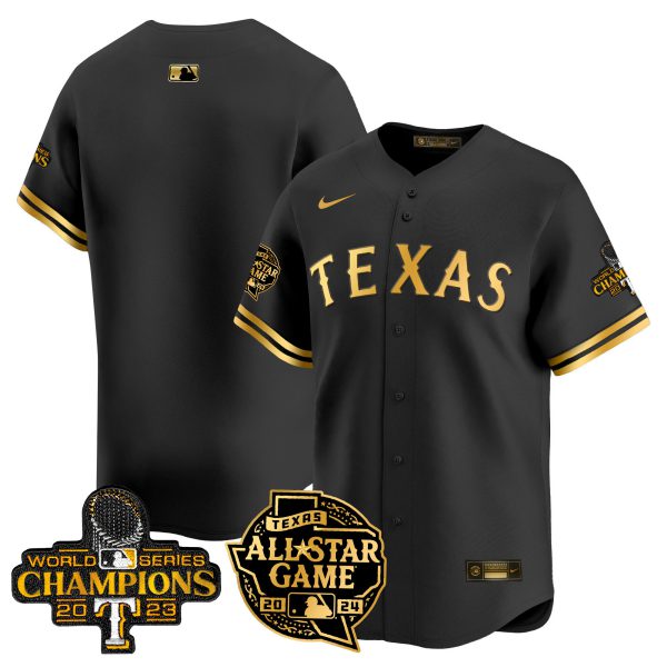 Men's Texas Rangers 2024 All Star Game Patch Vapor Premier Limited Jersey - All Stitched - Image 18