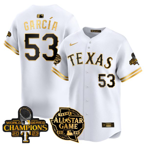 Men's Texas Rangers 2024 All Star Game Patch Vapor Premier Limited Jersey - All Stitched - Image 22