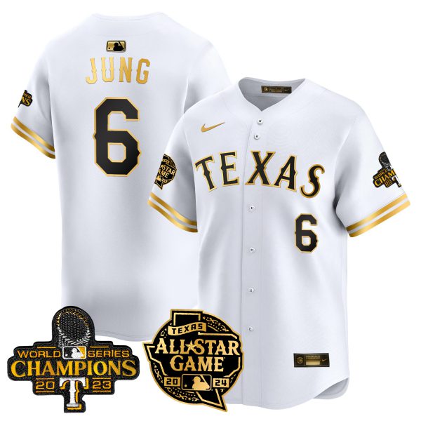 Men's Texas Rangers 2024 All Star Game Patch Vapor Premier Limited Jersey - All Stitched - Image 23
