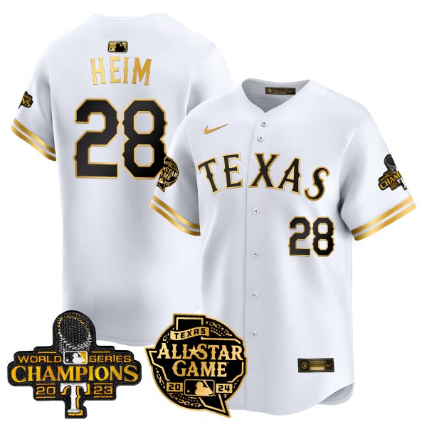 Men's Texas Rangers 2024 All Star Game Patch Vapor Premier Limited Jersey - All Stitched - Image 25
