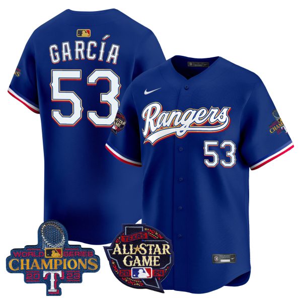 Men's Texas Rangers 2024 All Star Game Patch Vapor Premier Limited Jersey - All Stitched - Image 40